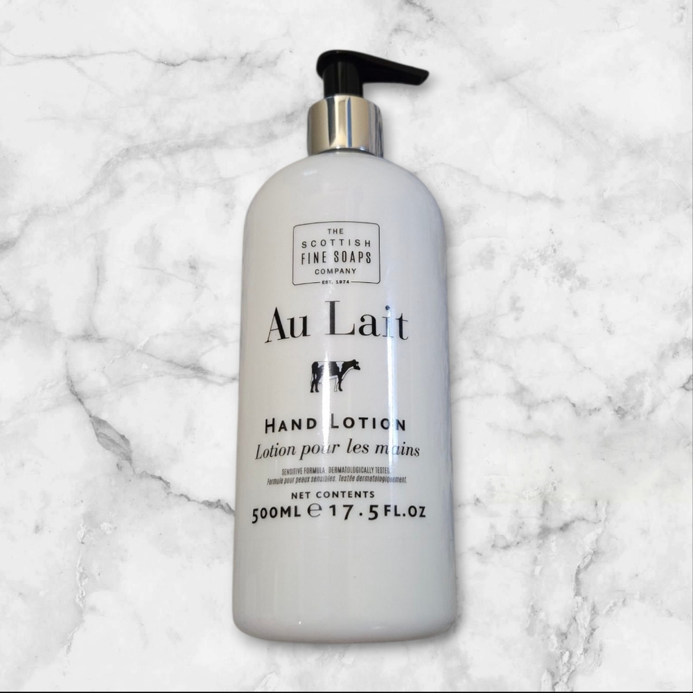 Scottish Fine Soaps Au Lait Hand Lotion - 17.5 oz Pump